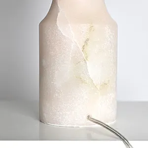 Kimbe Slim Alabaster Base Fabric Table Lamp